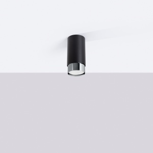 Plafonieră NERO 12,5 Negru Chrome - Img 2