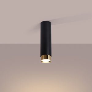 Plafonieră NERO 22,5 Negru Auriu - Img 3