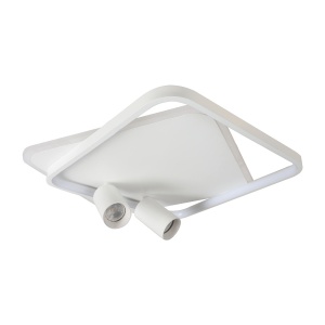 Plafoniera Parma 2 patrat Alb 2xGU10 LED CCT - Img 2