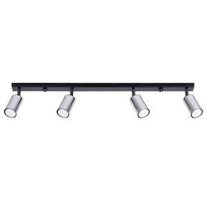Plafonieră WINX 4L Negru Chrome - Img 1