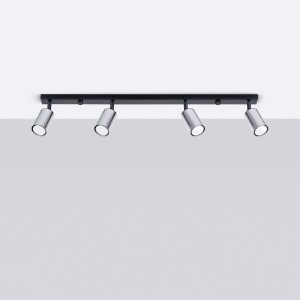 Plafonieră WINX 4L Negru Chrome - Img 2