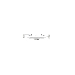 Plafoniera York Alb 2w1 LED 4000K - Img 4