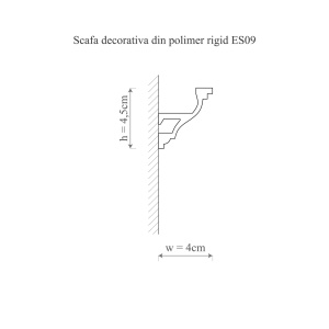 Scafa polimer rigid, Manavi, ES9 - 4.5x4x200 cm - Img 2