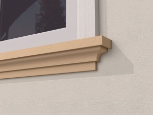 Solbanc/pervaz decorativ exterior FP206D dimensiuni 120x81x2000mm - Img 2