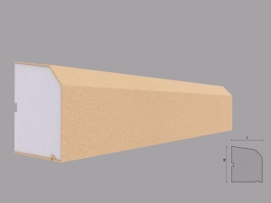 Solbanc/pervaz decorativ exterior FP213 dimensiuni 100x85x2000mm - Img 1