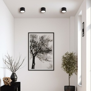 Spot aplicat Kendal Negru IP65 GX53 - Img 3