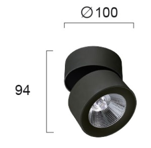 Spot aplicat LED 3000K Moris 4208301 - Img 2