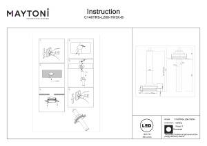 Spot incastrat C140TRS-L200-7W3K-B - Focus T - Img 2