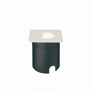 Spot incastrat modern pentru scara alb patrat Aspen