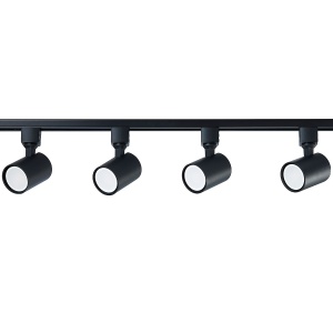 Spoturi pe sina Snow SET 3F Negru 4xGU10 - Img 1