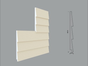 Termosistem decorativ FPTD11 dimensiuni 500x40x2000mm - Img 1