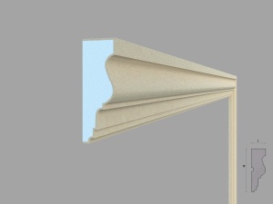 Ancadrament fereastra exterior FP116 dimensiuni 120x40x2000mm - Img 3