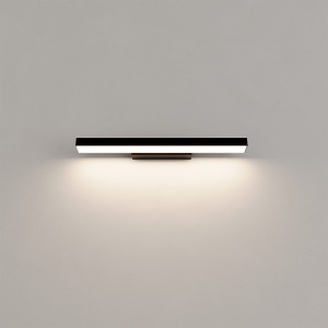 Aplica perete Aqua 42 cm Negru IP44 LED CCT - Img 3