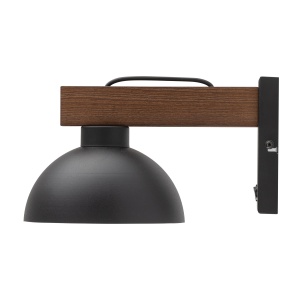Aplica perete Bej Negru 1xE27 OSLO 4963TK - Img 4