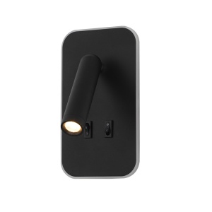 Aplica perete Doria Negru 2 x LED - Img 3