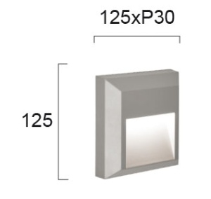Aplica perete exterior LED 3000K-4000K-6500K Leros Plus 4137800 - Img 2
