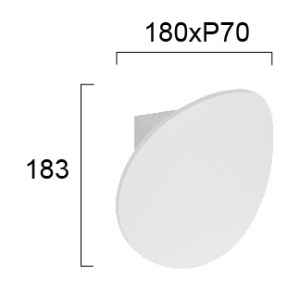Aplica perete exterior LED 3000K Corto 4285300 - Img 3