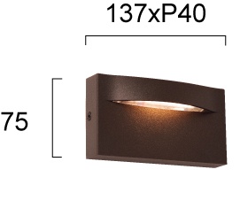 Aplica perete exterior LED 3000K Vita 4298201 - Img 4