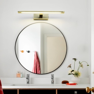 Aplica perete Isla Auriu 41cm IP44 LED CCT - Img 2
