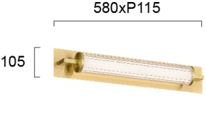 Aplica perete LED 3000K Frida 4277900 - Img 2
