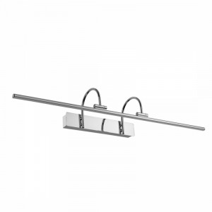Aplica chrome, Aplica dormitor chrome, Aplica liniara minimalista, Aplica de perete baie, Aplica perete, Aplica perete metal, Lampa de perete, Aplica dormitor, Iluminat interior, Aplica perete moderna, Aplica living, Aplica dormitor moderna, Aplica de per