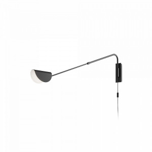 Aplica neagra, Aplica perete, Aplica dormitor neagra, Aplica perete lampa, Lampa de perete, Aplica dormitor, Iluminat interior, Aplica perete moderna, Aplica living, Aplica moderna dormitor, Aplica dormitor moderna, Aplica de perete living, Aplica de pere