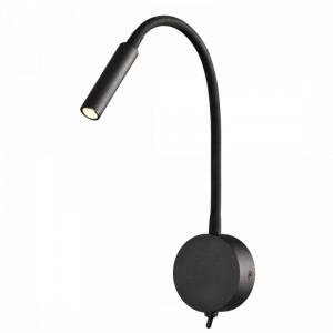 Aplica perete moderna neagra minimalista Boavista M