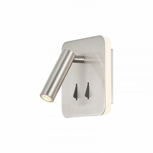 Aplica perete moderna nickel patrata minimalista Cayman