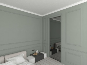 Bagheta de colt / Cornisa de interior BC03 dimensiuni 75x50x2000mm - Img 3