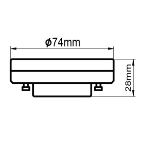 Bec LED GX53 12W dimabil 4000K GX53 BULBS R09288 - Img 2