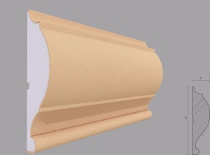 Brau decorativ de exterior FP310 dimensiuni 250x70x2000mm - Img 1