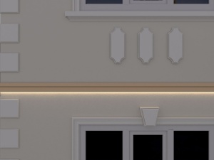 Brau decorativ de exterior FP325 dimensiuni 150x50x2000mm - Img 2
