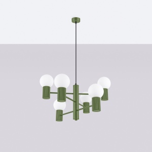 Candelabru HALO 6 verde măsliniu - Img 2