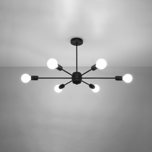 Candelabru LANGO 6 Negru - Img 3