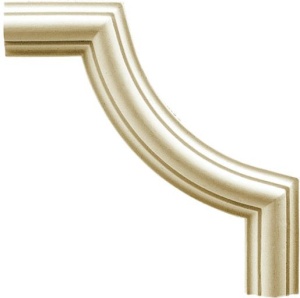 Chenar decorativ din poliuretan CR818A - 20.5x20.5x2 cm - Img 2