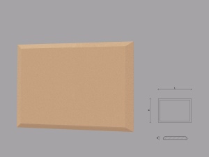 Coltar decorativ de exterior FPCL04 dimensiuni 250x35x350mm - Img 1