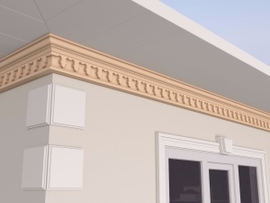 Cornisa decorativa de exterior FP425 dimensiuni 200x105x2000mm - Img 3