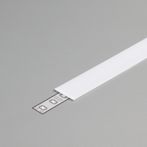 Difuzor de lumina LED din PVC, alb, 2.1x100 cm - Img 2