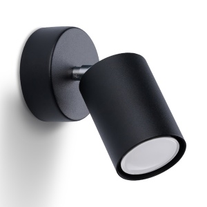 Lampă de perete LEMMI 1 Negru - Img 1