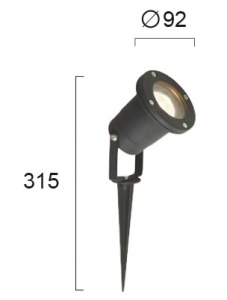 Lampa exterior GU10 Ios 4158300 - Img 3