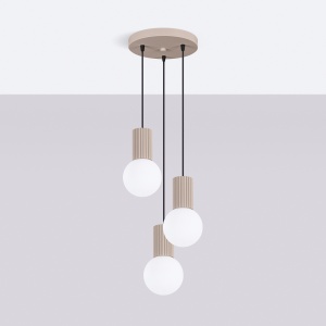 Lampă suspendată HALO 3P Taupe - Img 2
