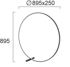 Lampadar LED 3000K Circle 4303000 - Img 3