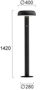 Lampadar LED 3000K Deva 4326501 - Img 3