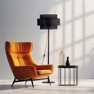 Lampadar Negru 1xE27 CALISTO 5896TK - Img 2