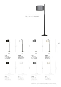 Lampadar TRAPO LP1 Negru Alb - Img 3