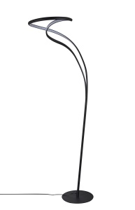 Lampadar TWIST FLOOR 3-STEP Dimabil Negru