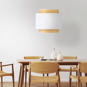 Lustra Alb 1xE27 BOHO 5653TK - Img 2