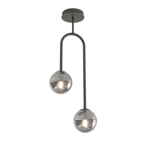 Lustra ATRIA 2 Negru GRAFIT - Img 1
