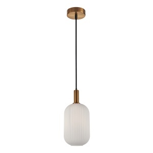 Lustra Auriu E27 1 bec Della