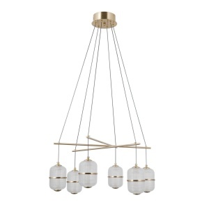 Lustra Auriu LED 6 becuri Alani
